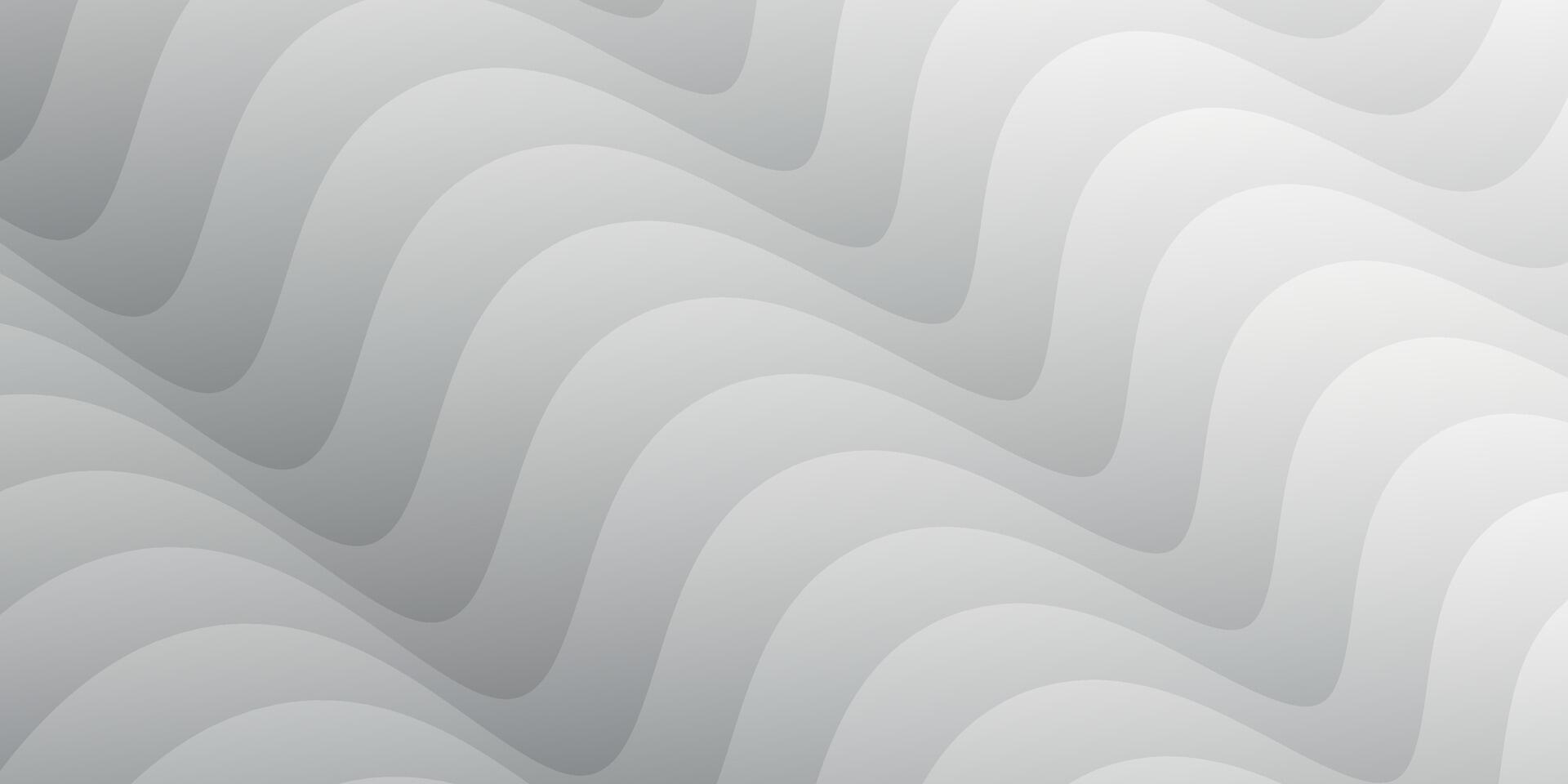A gray and white background with wavy lines vector