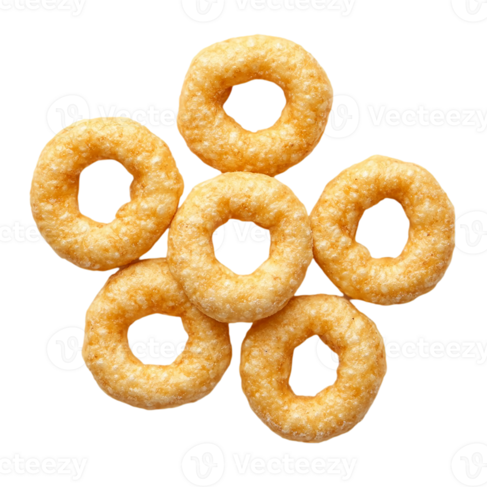 Cheerios Cereal Rings Isolated on Transparent Background Image png