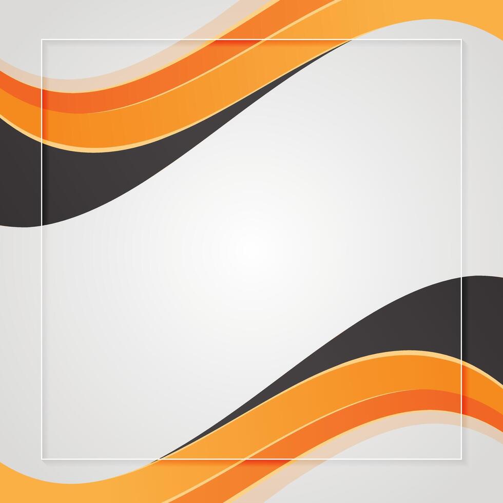 Elegant Black and yellow abstract wave design background vector