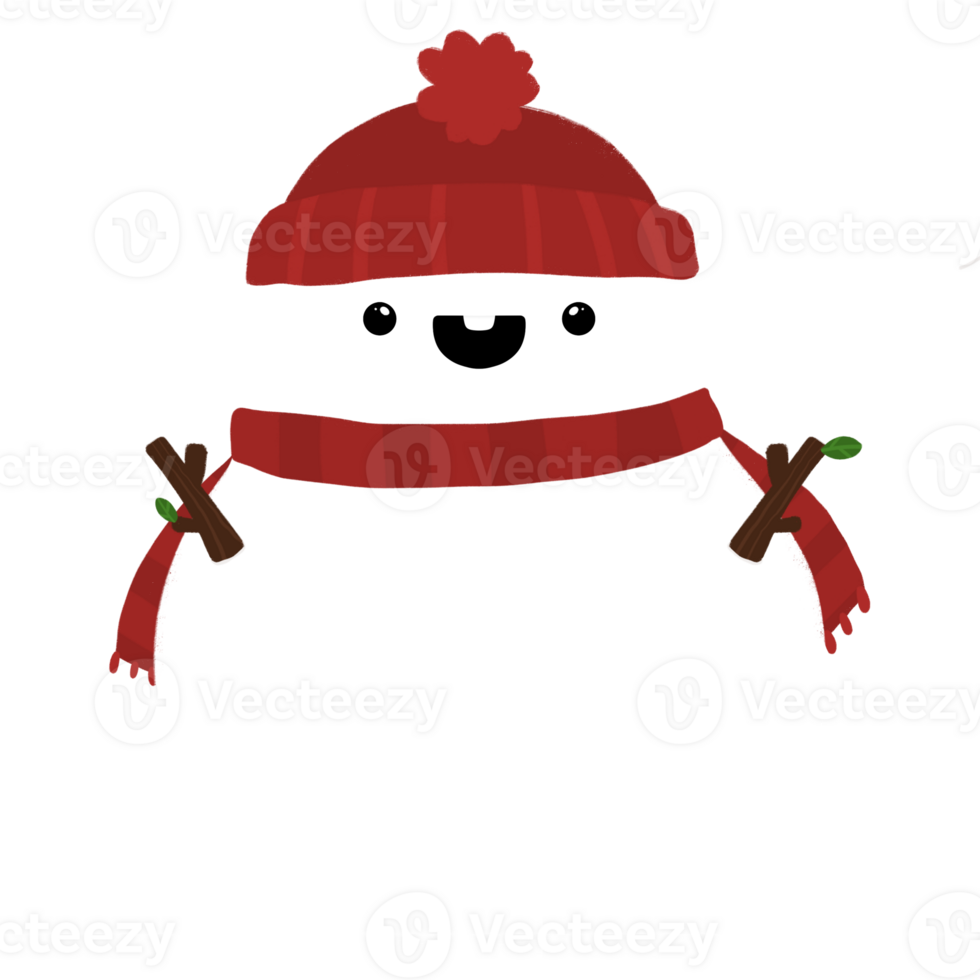 Cute Snowman Cartoon Winter Cartoon Christmas Snowman Cartoon png