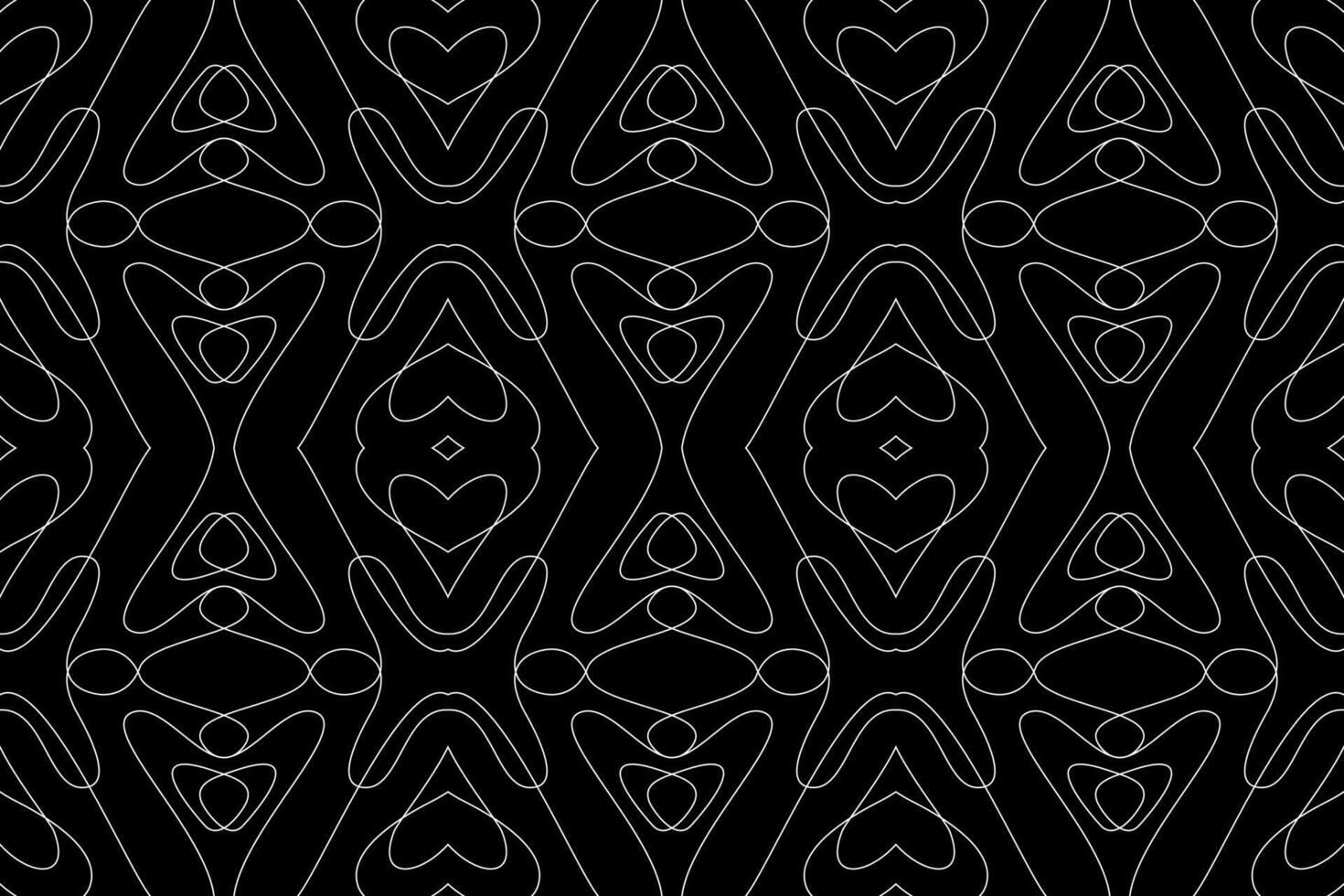 A seamless abstract geometric pattern featuring flowing lines and shapes. Ideal for backgrounds, textiles, or modern artwork. vector