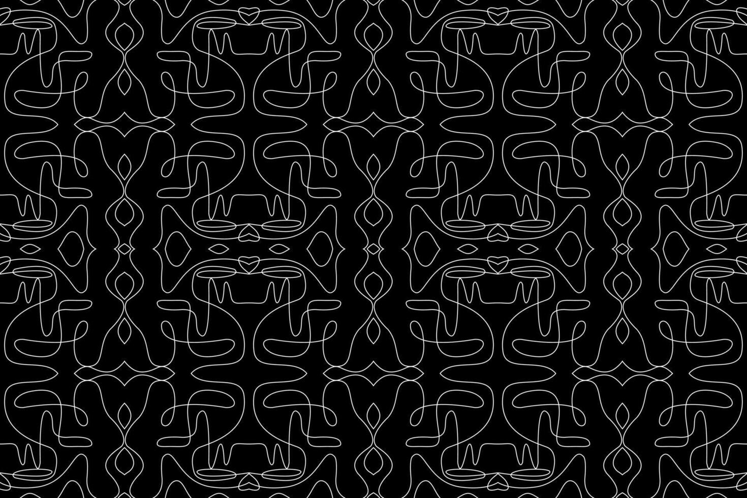 A modern abstract design featuring intricate white lines on a black background, perfect for wallpapers or graphic projects. vector