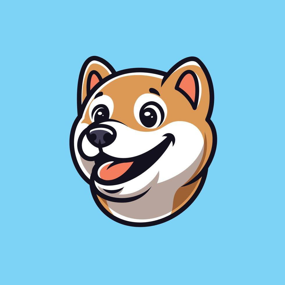 Shiba Inu Dog Cartoon vector