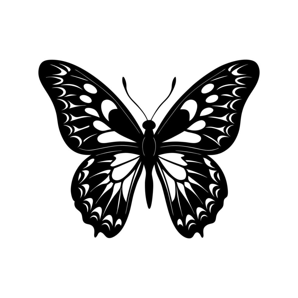 Stylish Butterfly Design for Animation Projects vector