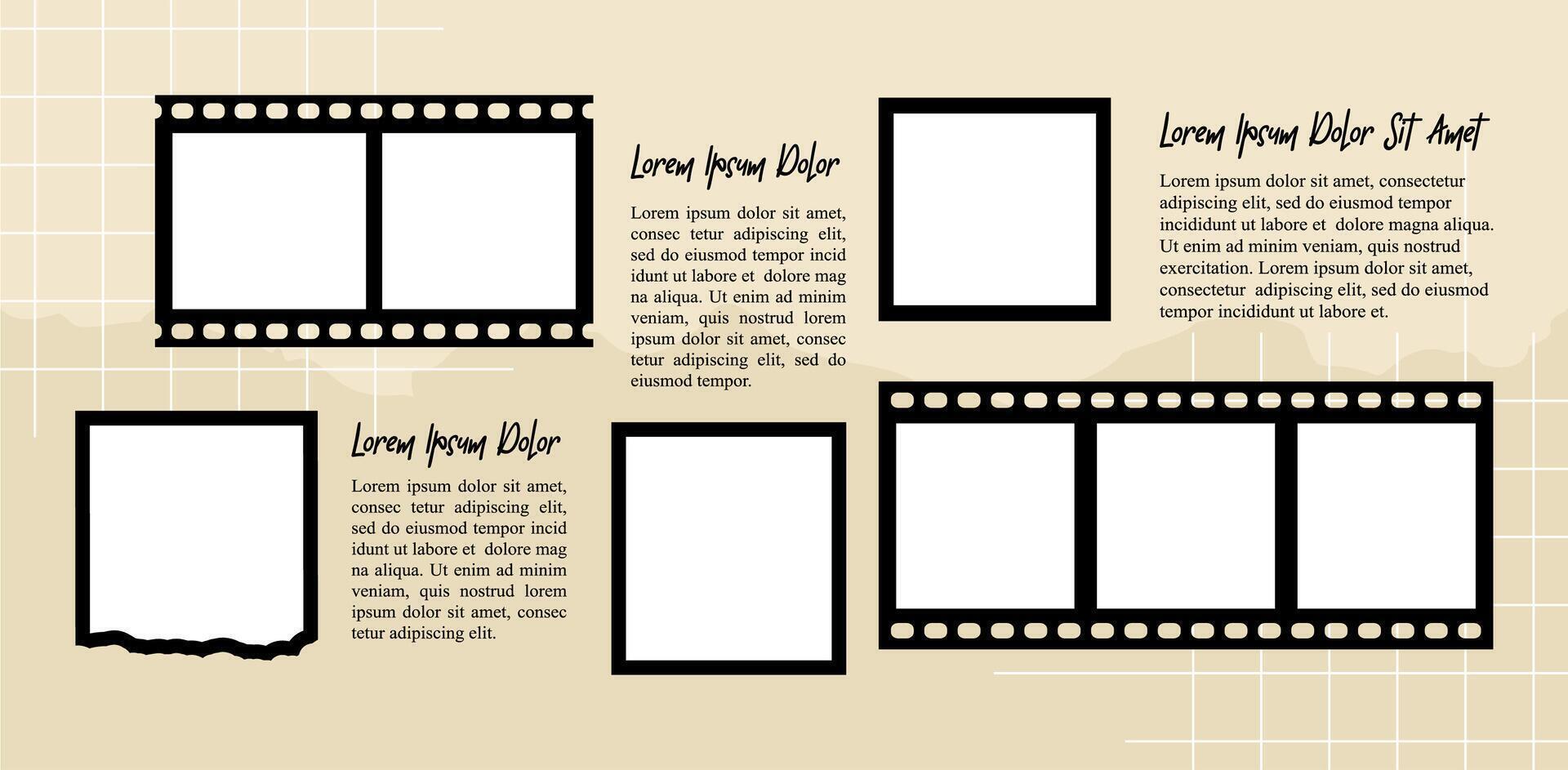 Picture Collage photo vector
