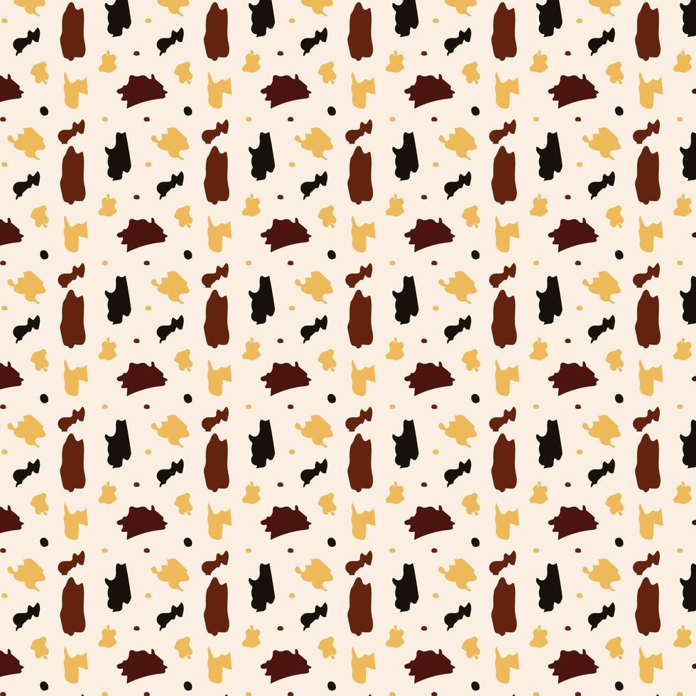 pattern with hand drawn brush strokes. vector