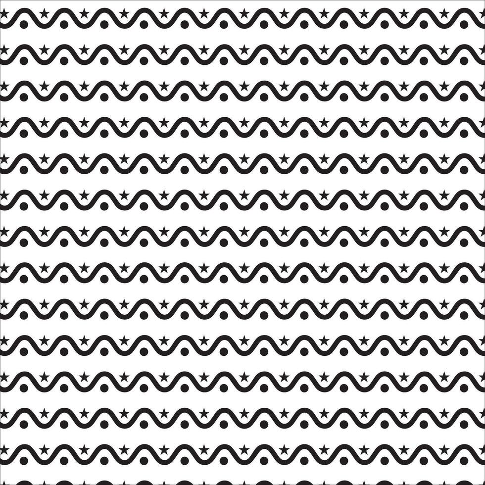 pattern in geometric ornamental style. Black and white pattern. vector