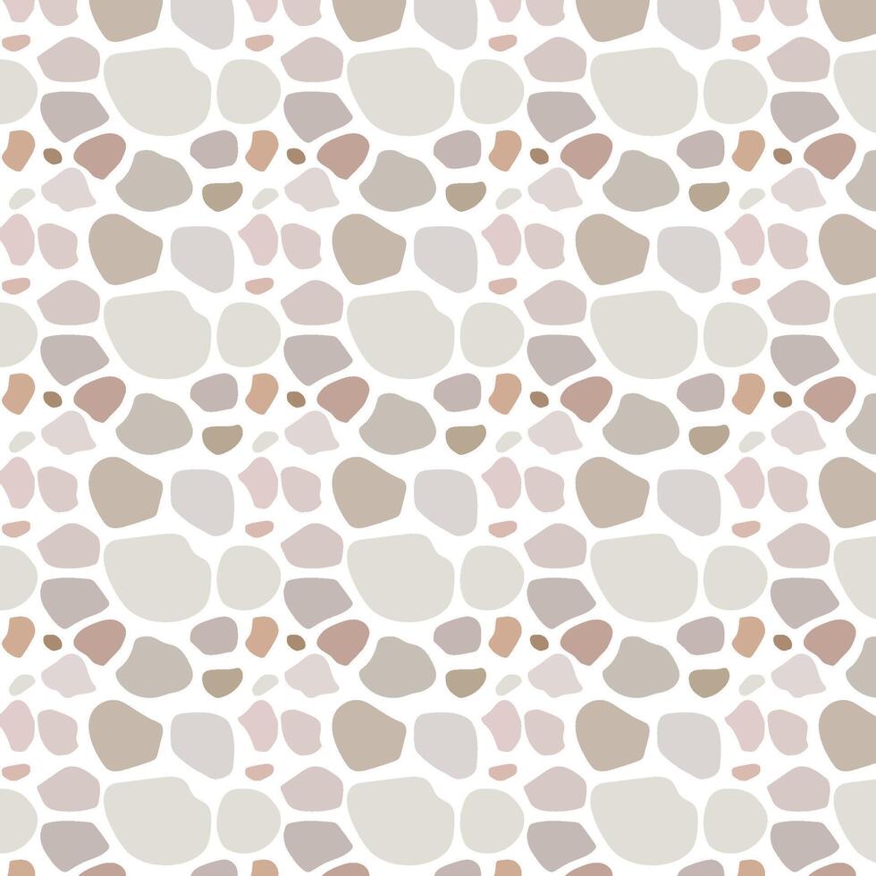 abstract pattern with beige stones. vector