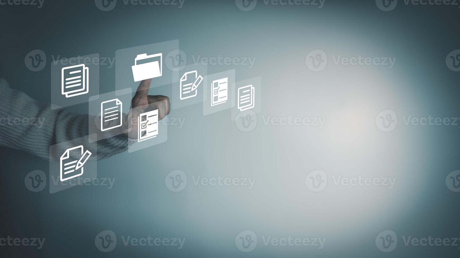 Document Management System, Officer manage files, Online document database management, automated processes to manage system photo