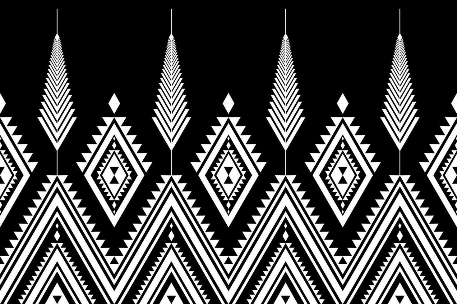 Geometric ethnic seamless pattern traditional. American, Mexican style. Design for background, illustration, fabric, clothing, carpet, textile, batik, embroidery. vector