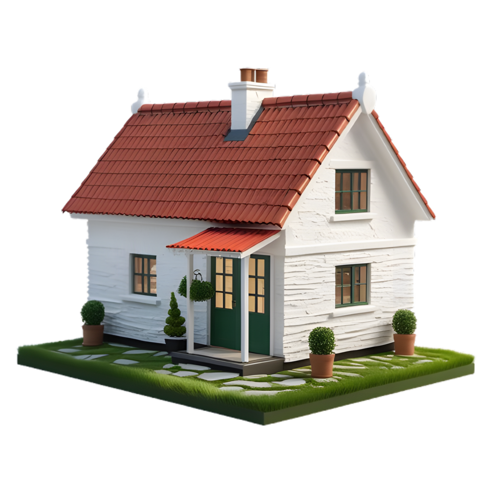 Intimate Home 3D Model png