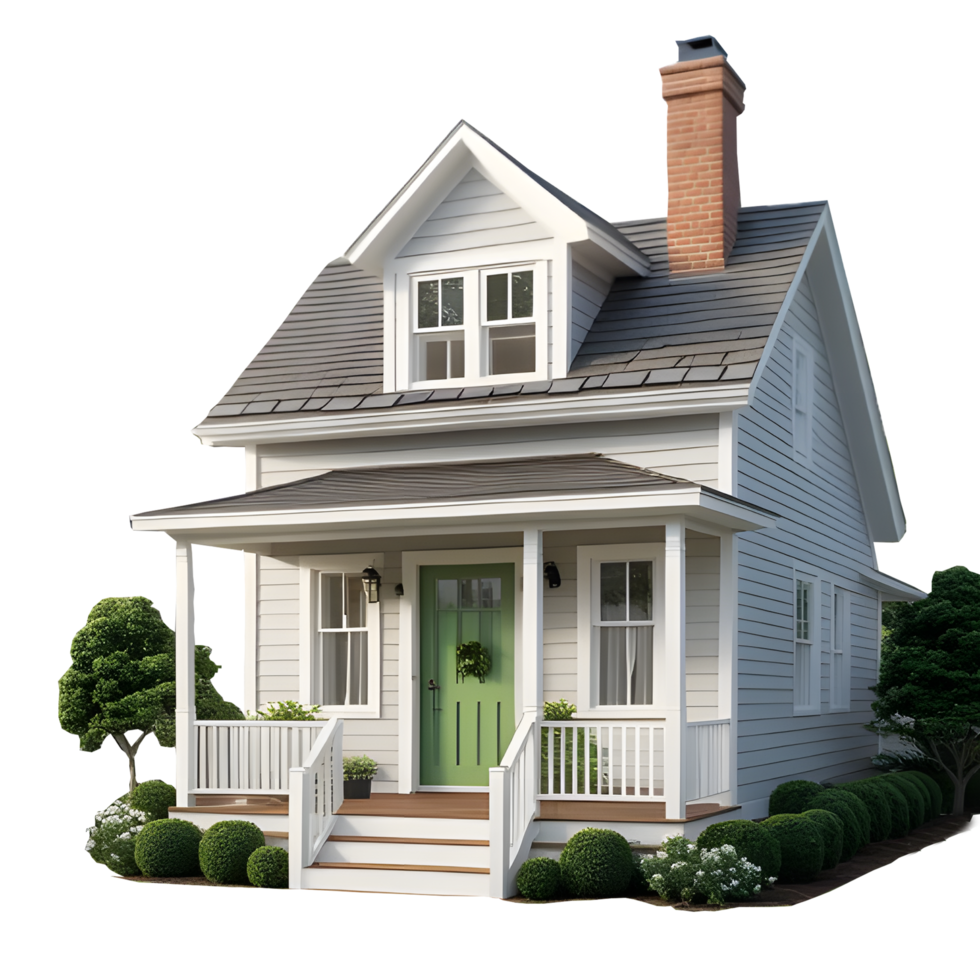 Elegant Family Home 3D Model png