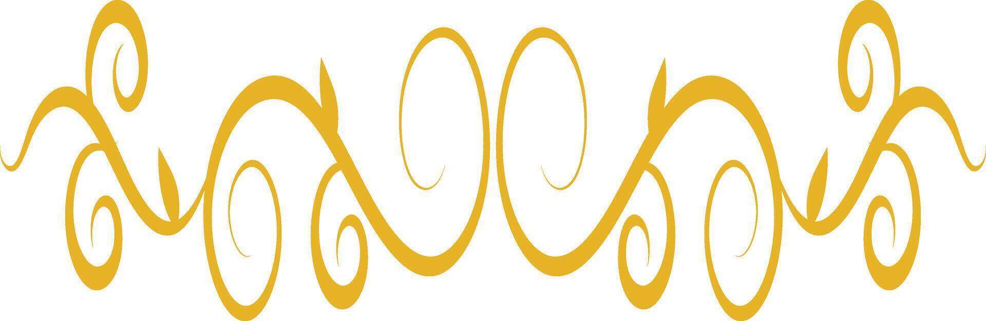 Classic Divider Illustration. vector