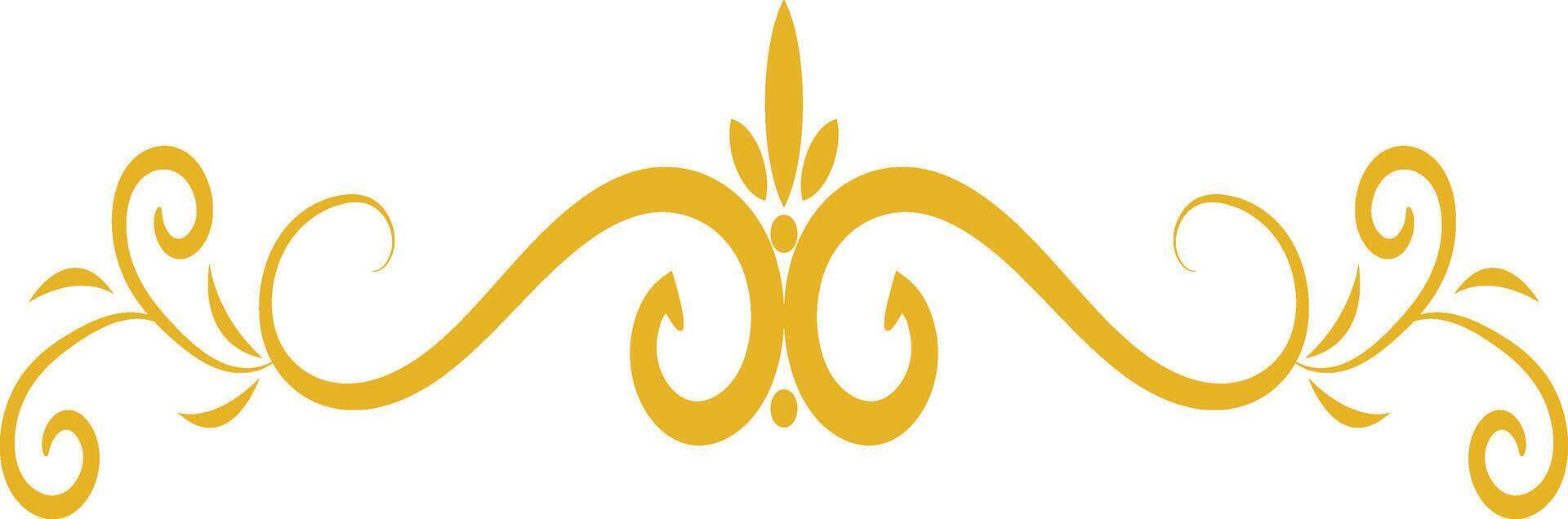 Divider Border with Simple Pattern Design. vector
