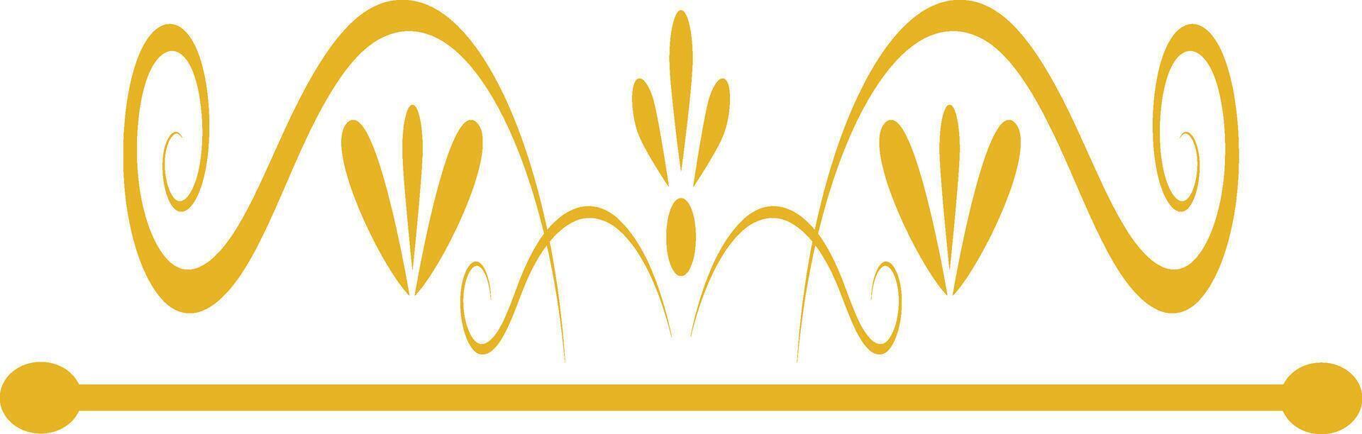 Divider Border with Simple Pattern vector