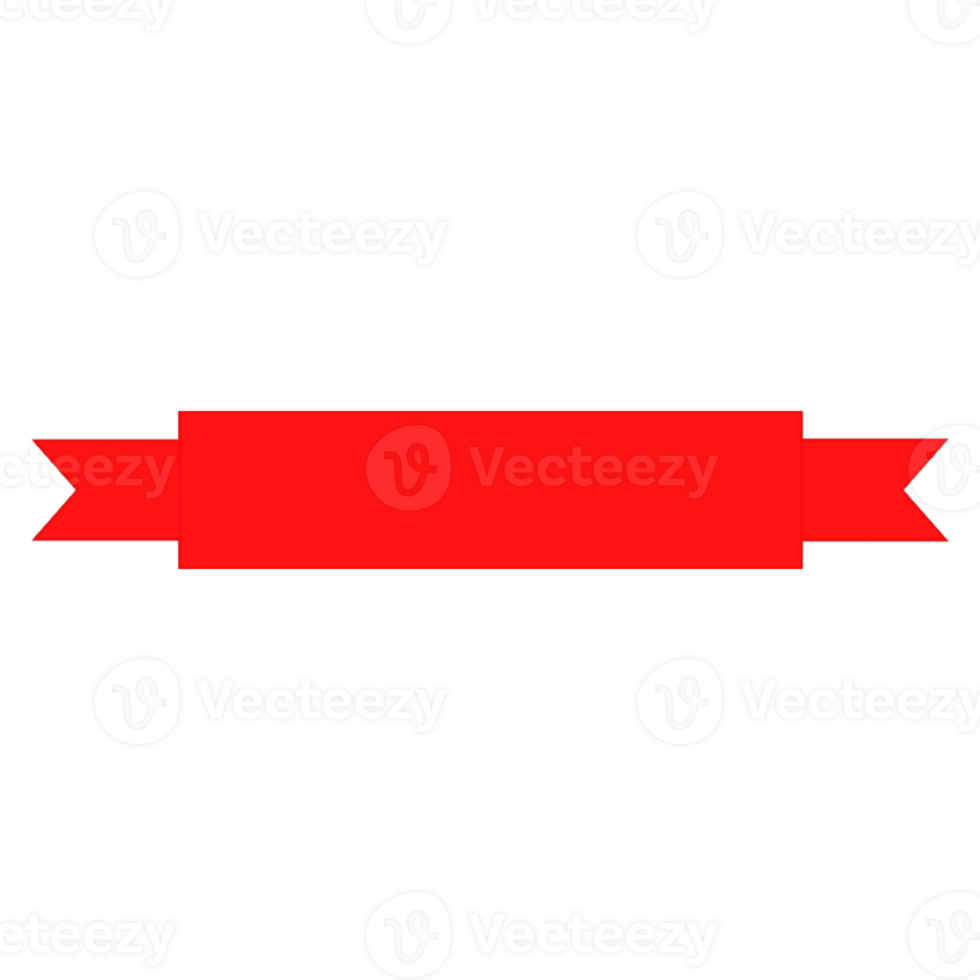 Red Ribbon Banner Graphic Design png