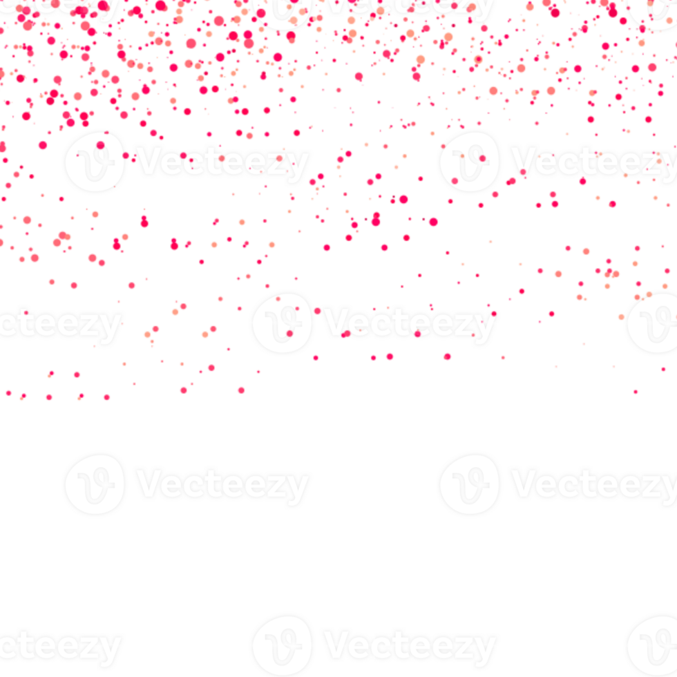 Colorful Abstract Dot Confetti png