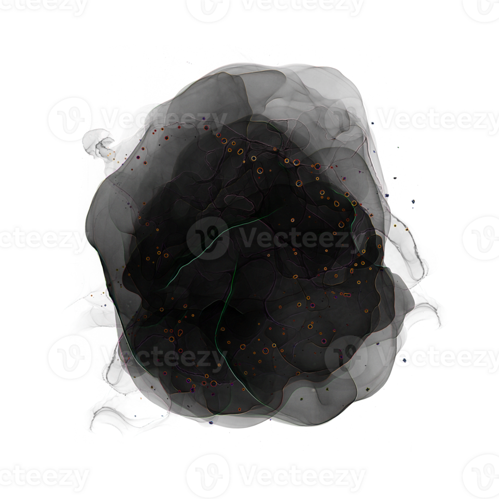 Abstract Ink Shape png
