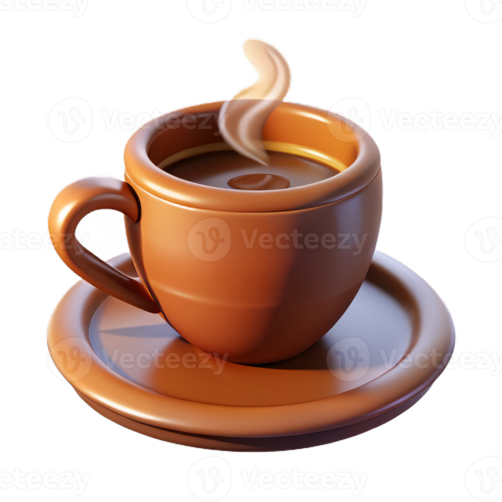 A coffee cup with steam coming out of it png