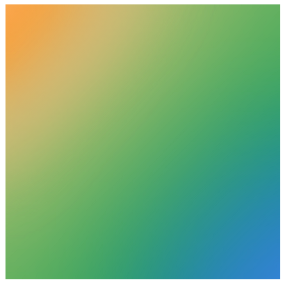 Orange, green and blue gradient background png