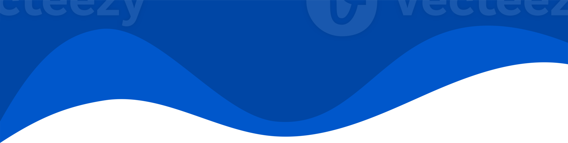Header shape background for website design. Blue border for banner. Abstract divider for bottom or frame of template web page. Presentation wavy and curve separator. png