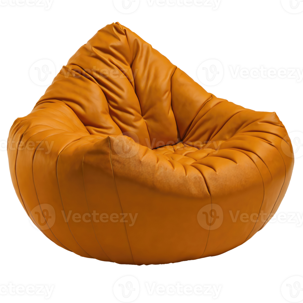 Modern bean bag isolated on transparent background png