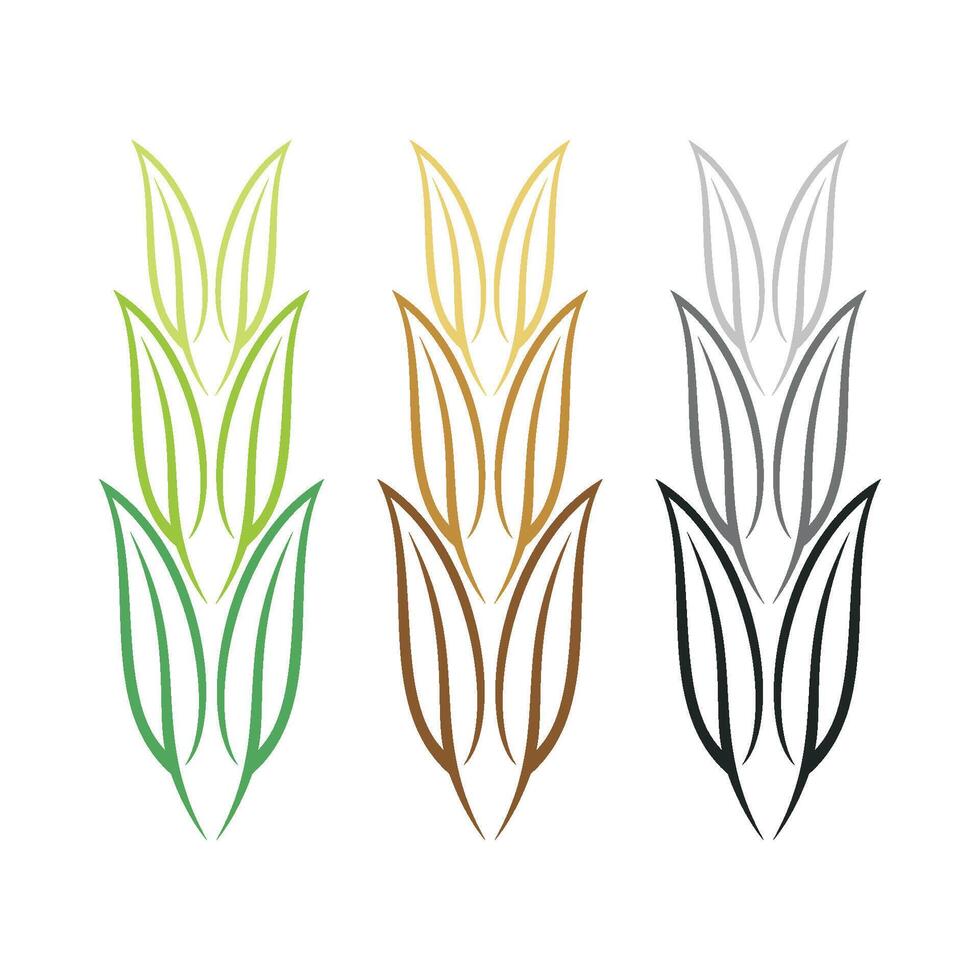 Growth Leaf Logo Template Illustration Design. EPS 10. vector