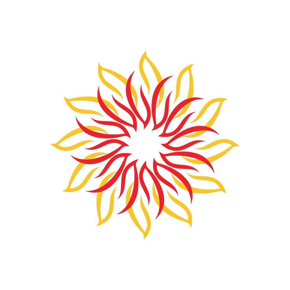 Spirit Star for Yoga Logo Template Illustration Design. EPS 10. vector