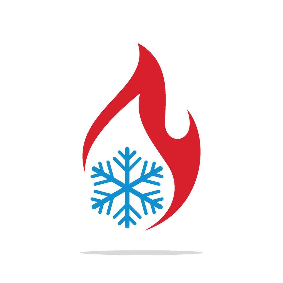 Hot and Cool Logo Template Illustration Design. EPS 10. vector