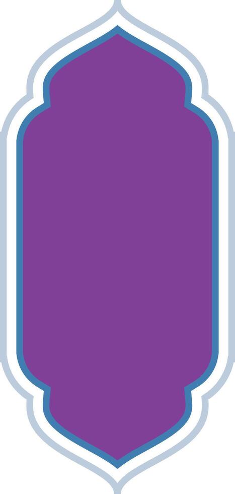 Geometric Purple Shape Illustration vector