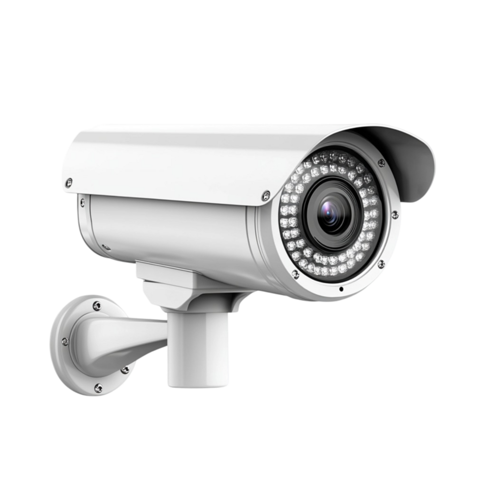 Analog Surveillance Camera on Transparent Background png