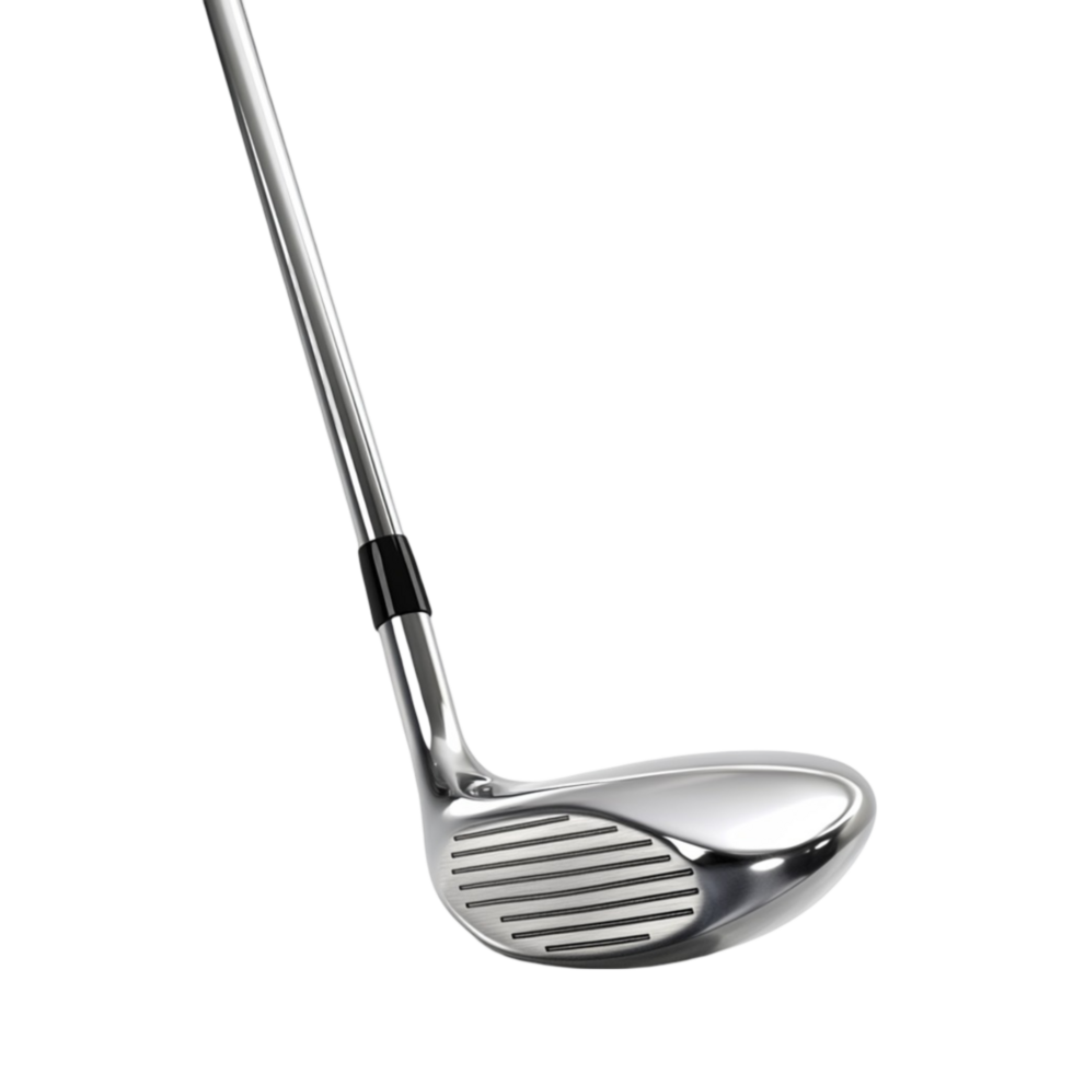 Silver Golf Club on Transparent Background png