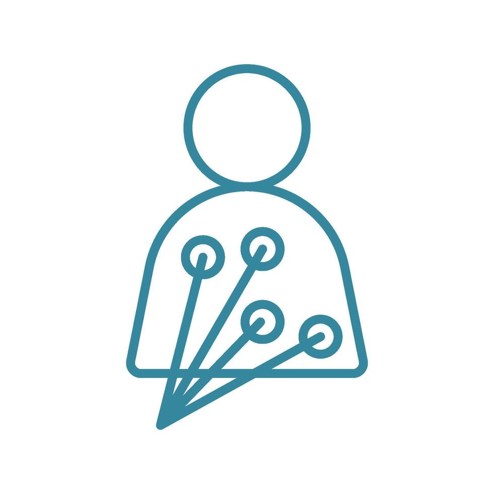 EKG machine icon featuring a minimalist design, perfect for digital healthcare applications and web platforms vector