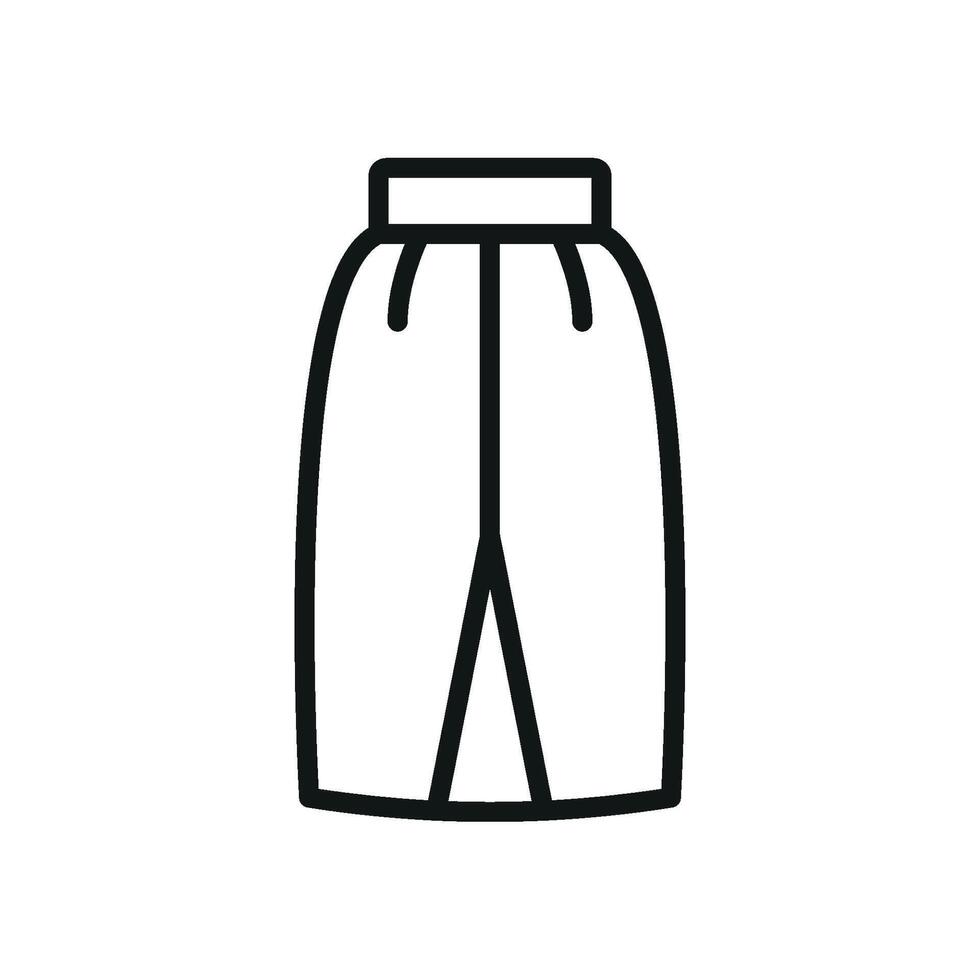 Skirt clothing icon a symbol that communicates a sense of style and refinement, ideal for clothing apps, blogs, and fashion shops. vector
