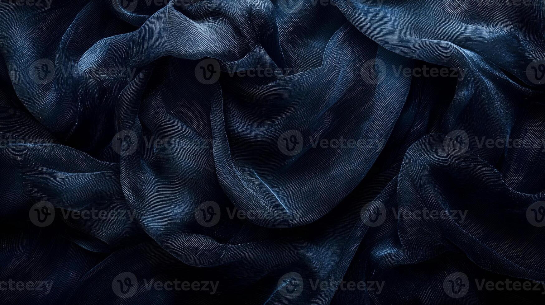 A dark blue fabric with black lines photo