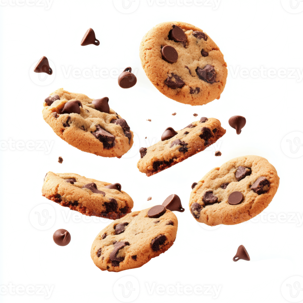 A celestial chocolate chip cookie png