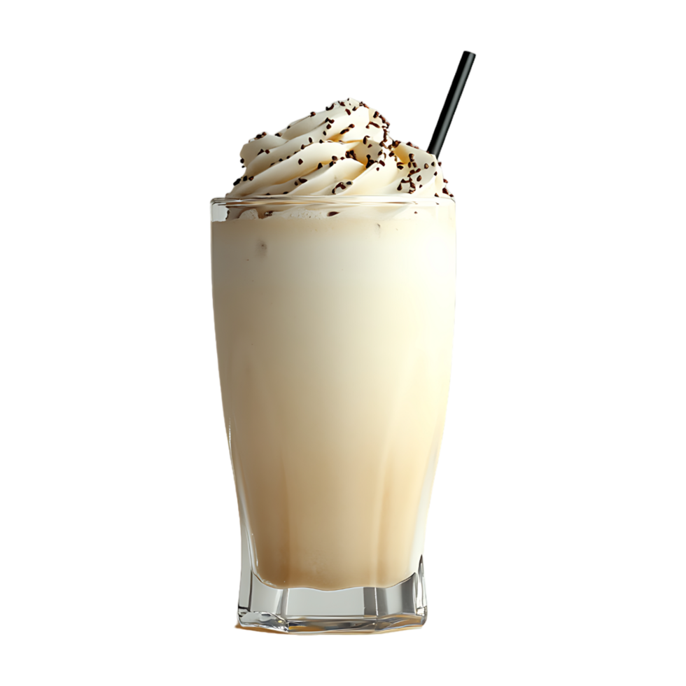 A whipped cream milkshake png