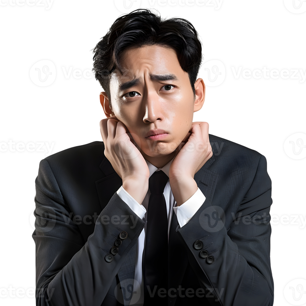A man in a suit and tie is looking at the camera png