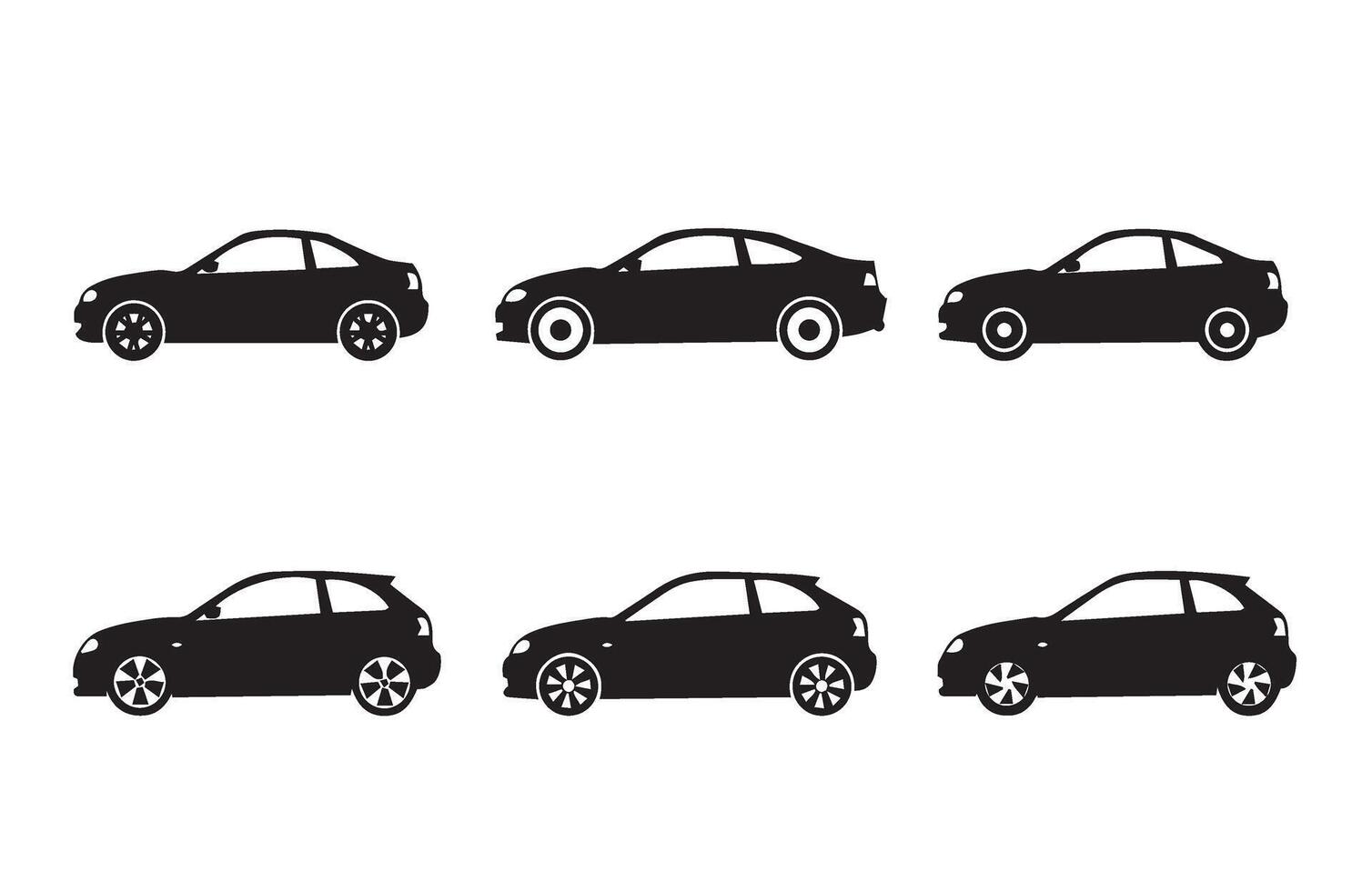 Urban car graphics pack for professional branding, print, and digital use vector