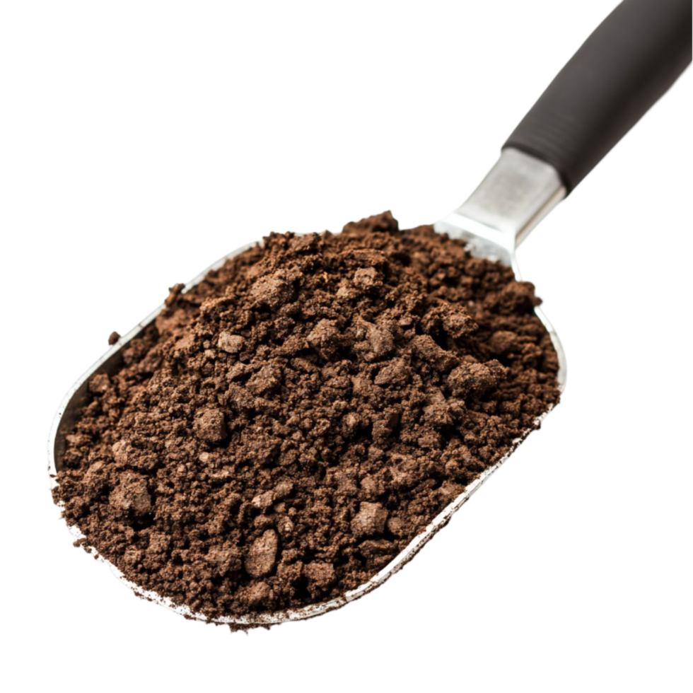 Coffee Grounds in Scoop png