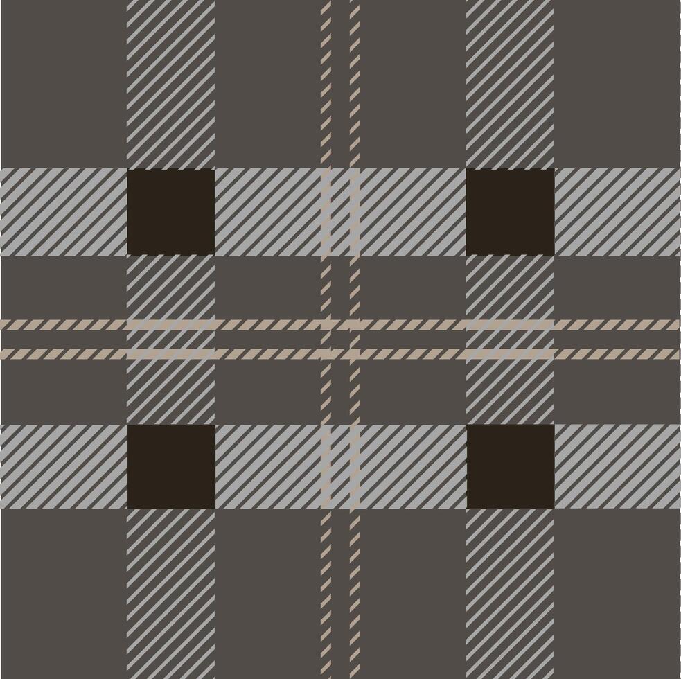 dark grey plaid buffalo checkered seamless pattern for fabric vector