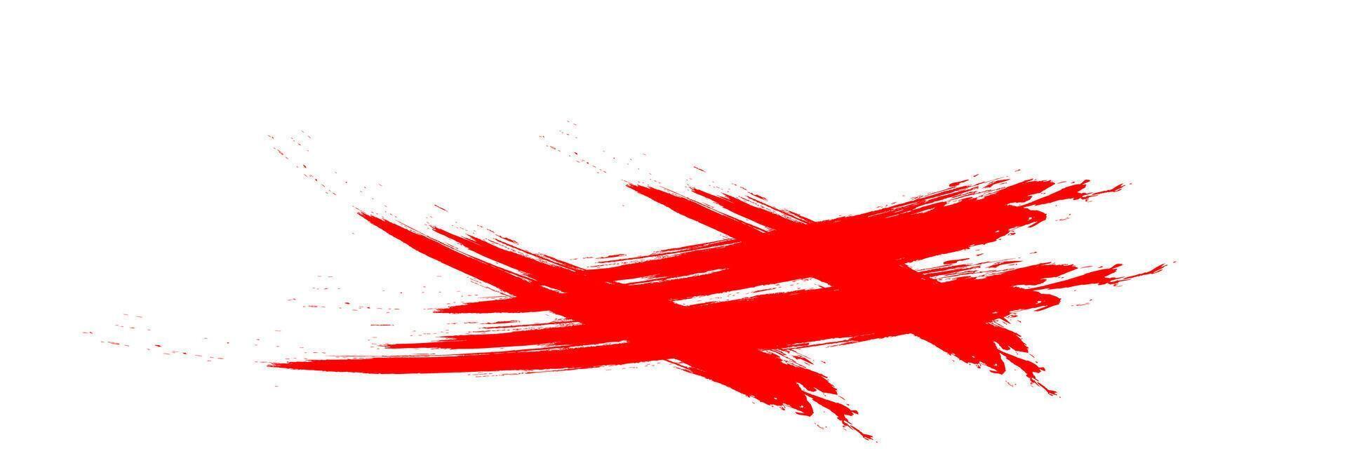 Paint brush stroke vector