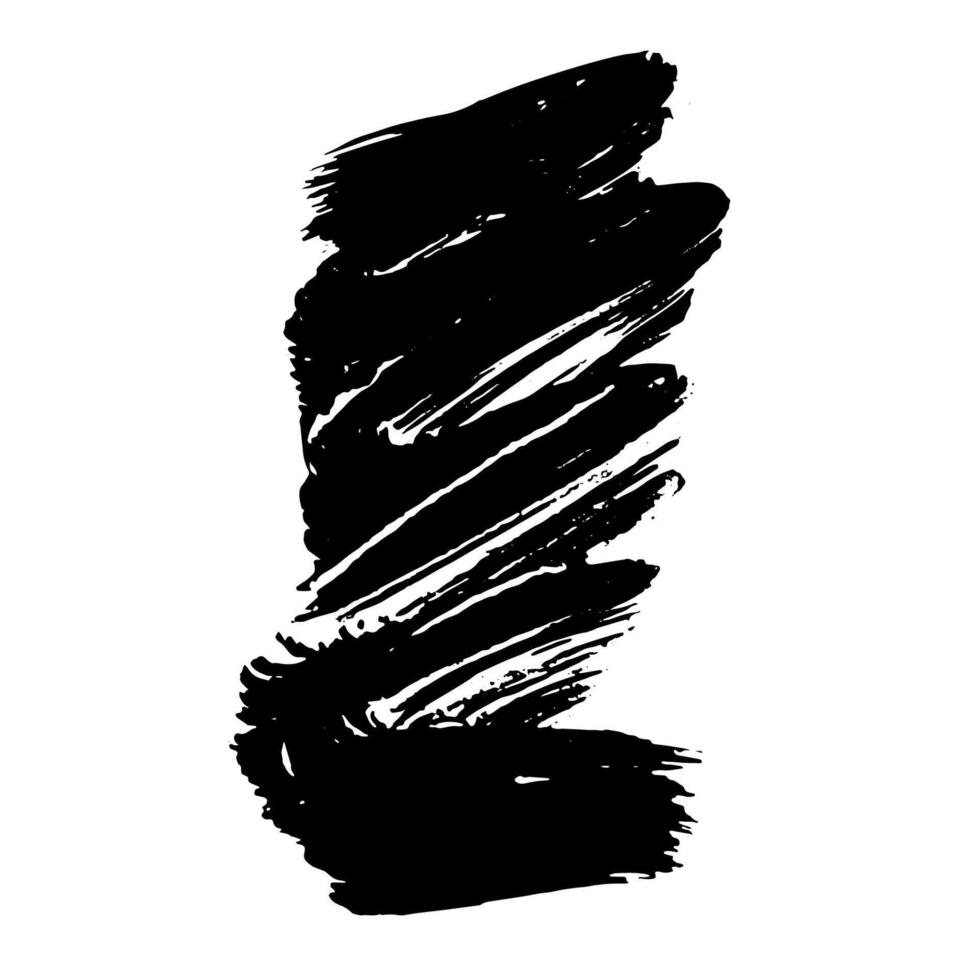 Hand Drawn Painted Brush Grunge Stroke Banner for Text Boxes vector