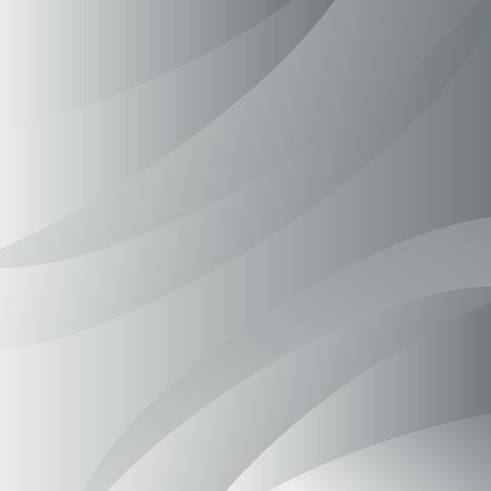 Abstract Modern Grey Wave Background vector