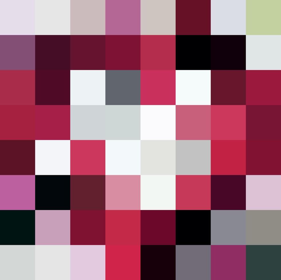 Future Fashion Trend Colors Forecast Collection Square Color Palette. vector