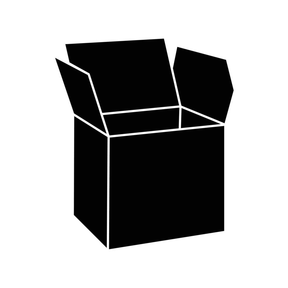 Elegant Black Gift Box Card Mockup design vector