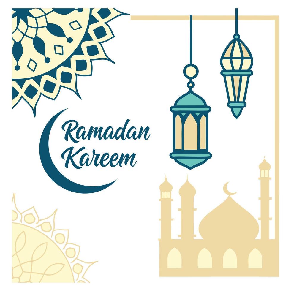 Embracing the Spirit of Ramadan vector