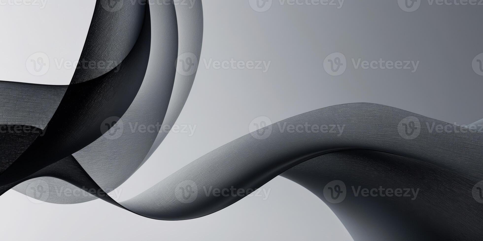 Abstract Black Background with Smooth Texture and Subtle Gradients. photo