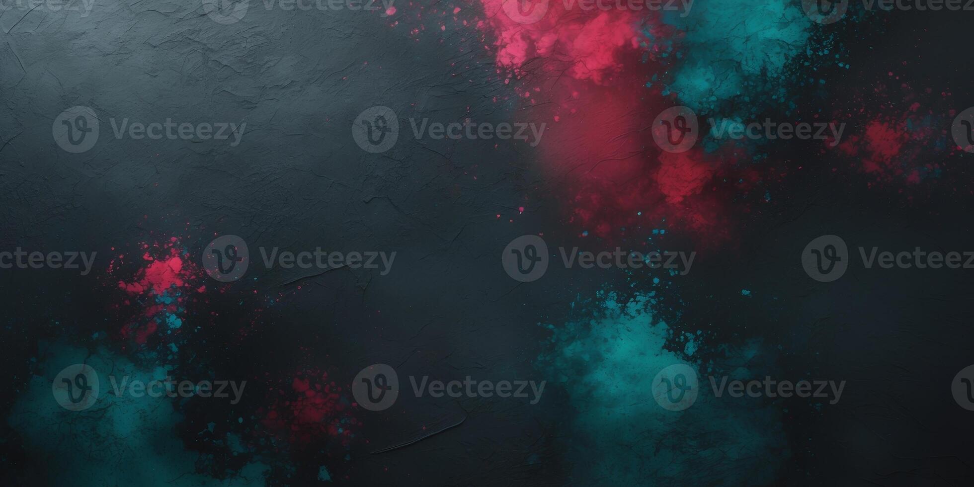 Abstract Textured Background with Teal Red and Dark Shades photo
