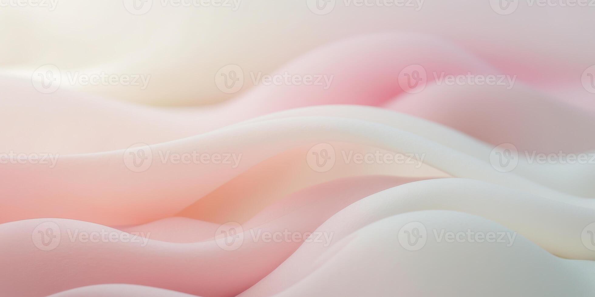 Pastel gradient background with smooth transition of pink and cream hues photo